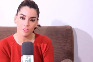 Ruth Lorenzo durante la entrevista hablando de su disco 'Planeta azul'