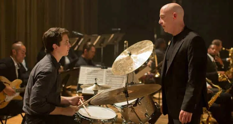 Miles Teller y J.K. Simmons en una escena de 