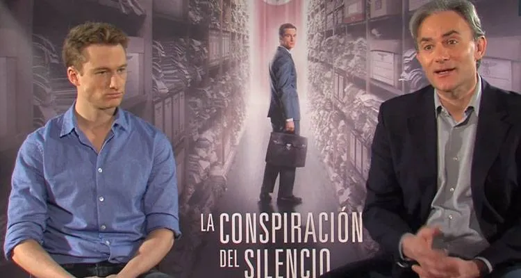 Imagen durante la entrevista a Giulio Ricciarelli y Alexander Fehling por 