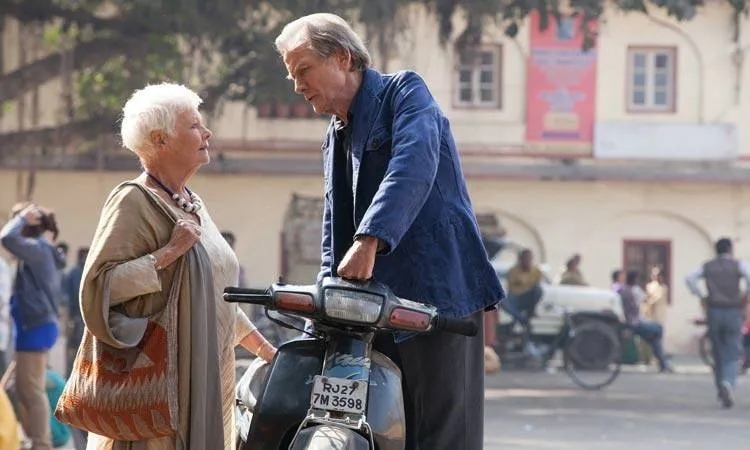 Judi Dench y Bill Nighy en la película
