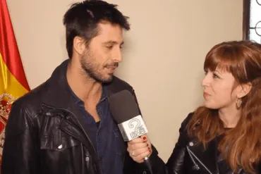 Hugo Silva durante las presentación de