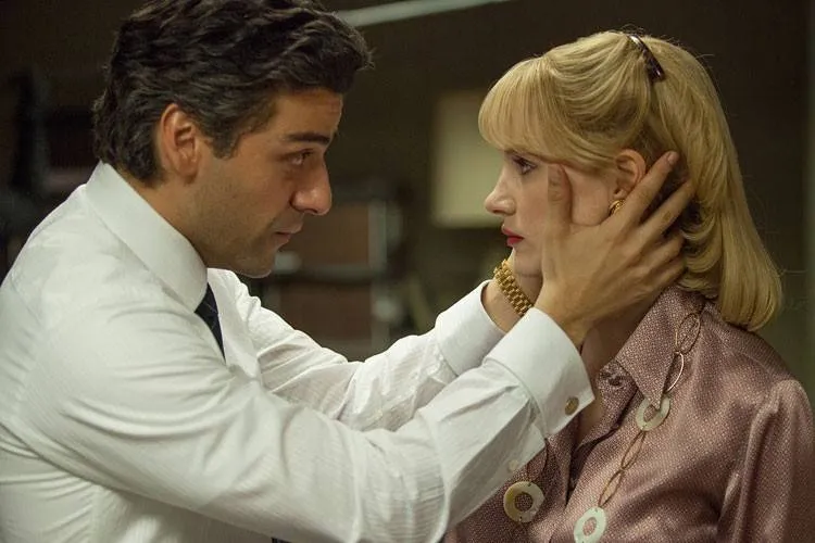 Jessica Chastain y Oscar Isaac en la película