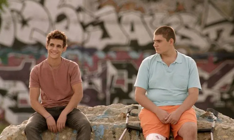 Antonio Bachiller y Miguel Herrán en la película