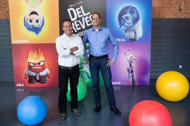 Del revés (Inside out): Entrevistas con Pete Docter (Director) y Jonas Rivera (Productor)