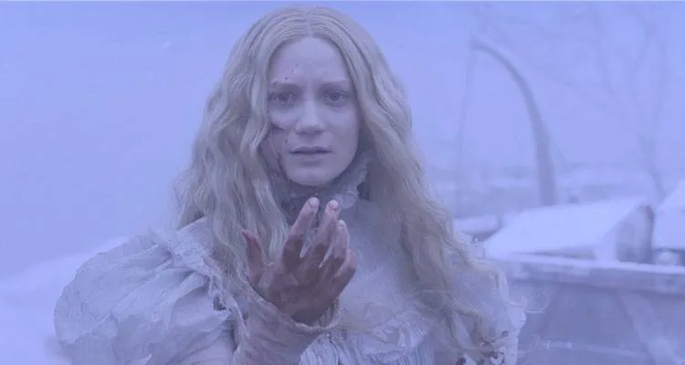 Mia Wasikowska en la película 'La cumbre escarlata'