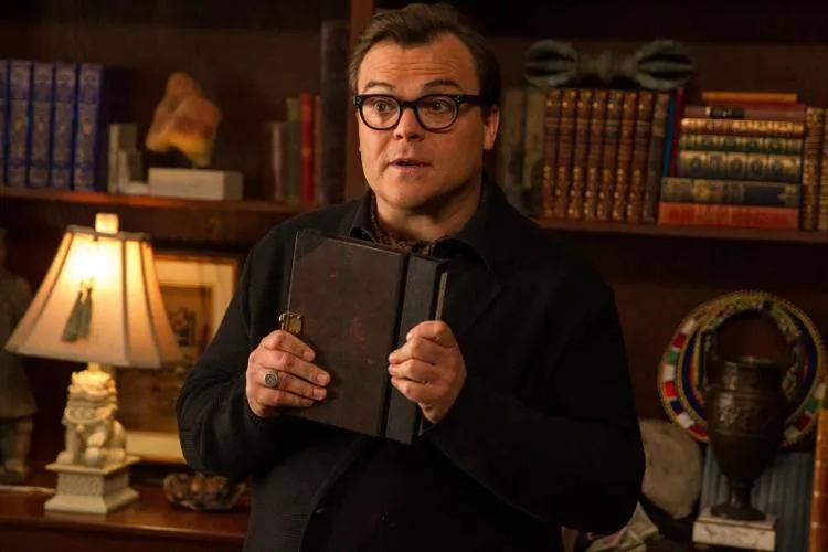 Jack Black en Pesadillas como el escritor R.L. Stine