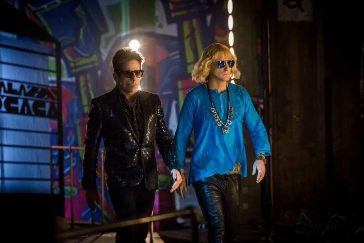 Derek Zoolander (Ben Stiller) y Hansel (Owen Wilson) en la pasarela.