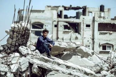 Tawfeek Barhom en una foto de la película