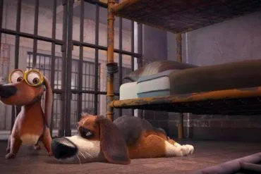 Ozzy con sus compañeros de celda.