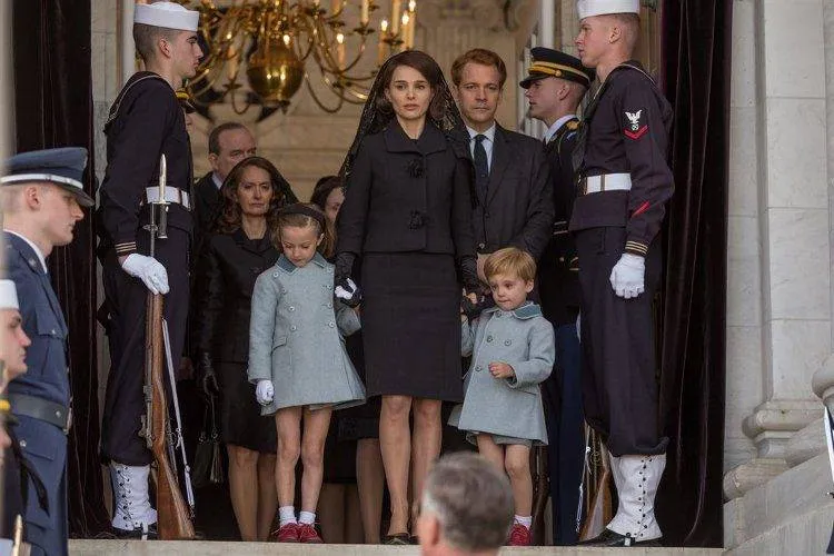 Natalie Portman en la escena del entierro de John F. Kennedy