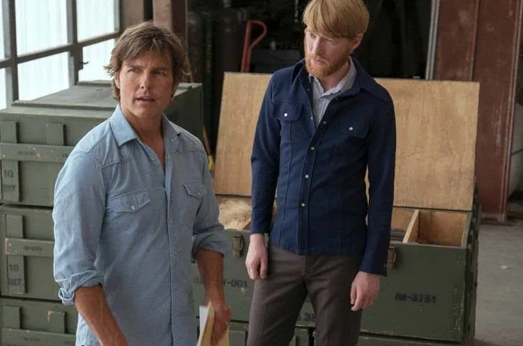Domhnall Gleeson y Tom Cruise comparten escena en la cinta