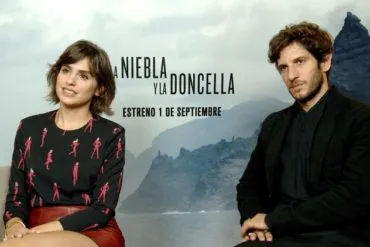 Quim Gutiérrez y Verónica Echegui durante la entrevista