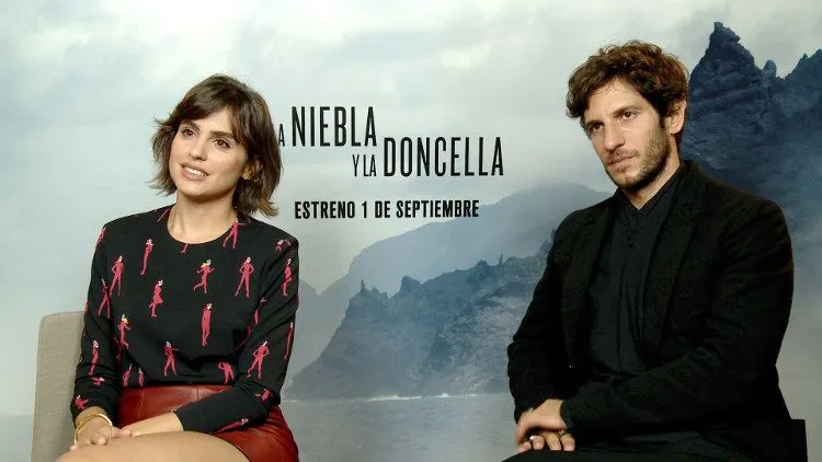 Quim Gutiérrez y Verónica Echegui durante la entrevista