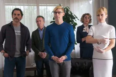 Adrián Lastra, Alexandra Jiménez, Oscar Martinez, Paco León y Rossy de Palma en la película