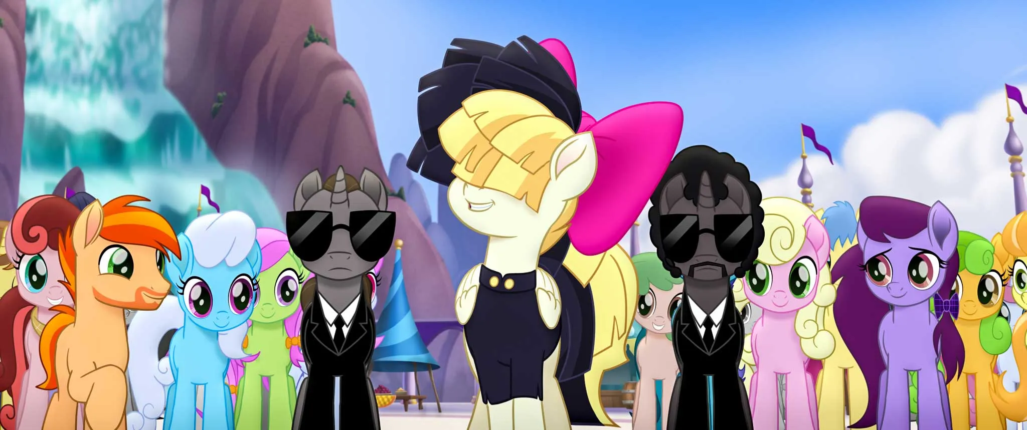 Sia aparece representada como un Pegaso en el mundo de My Little Pony La película.