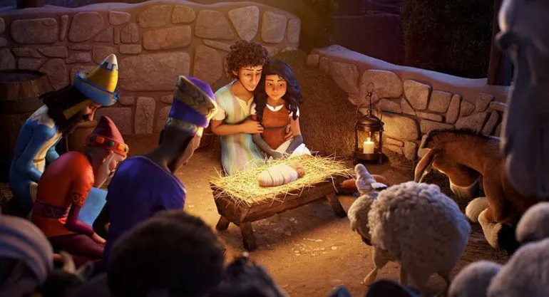 El nacimiento del Niño Jesús en el Portal de Belén