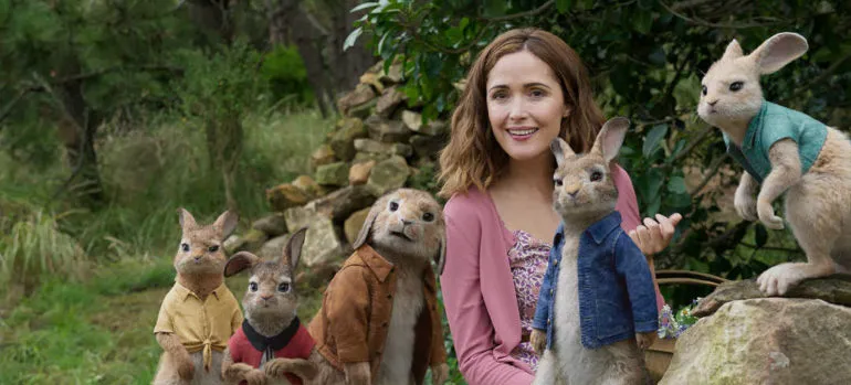 Rose Byrne, Peter Rabbit y sus hermanas