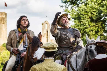 Adam Driver es Sancho y Jonathan Pryce es Don Quijote