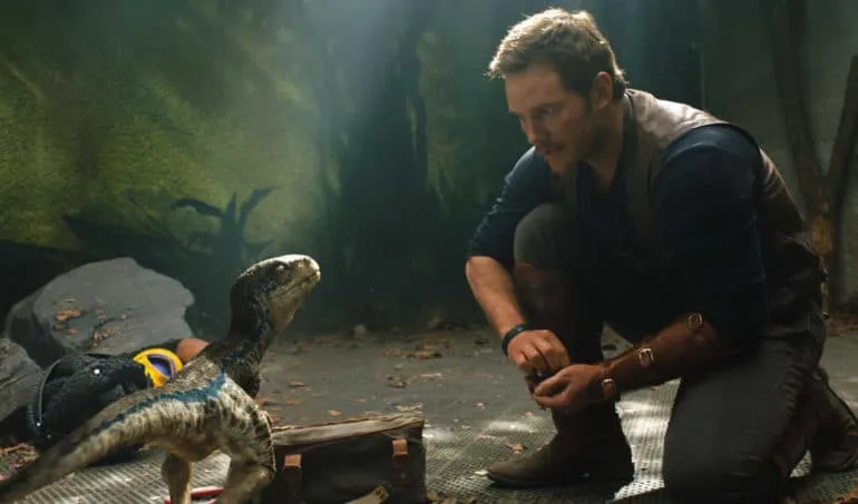 Chris Pratt en Jurassic World: El reino caído