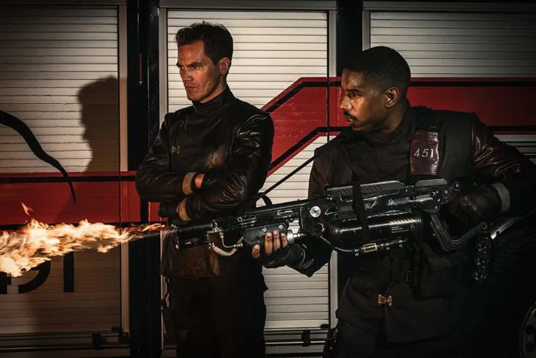 Michael Shannon Y Michael B. Jordan Fahrenheit 451 2018