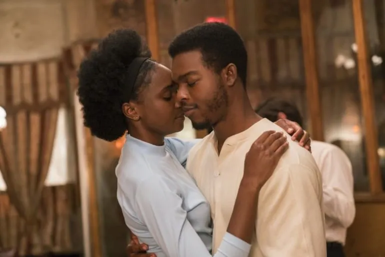 KiKi Layne y Stephan James en El Blues de Beale Street