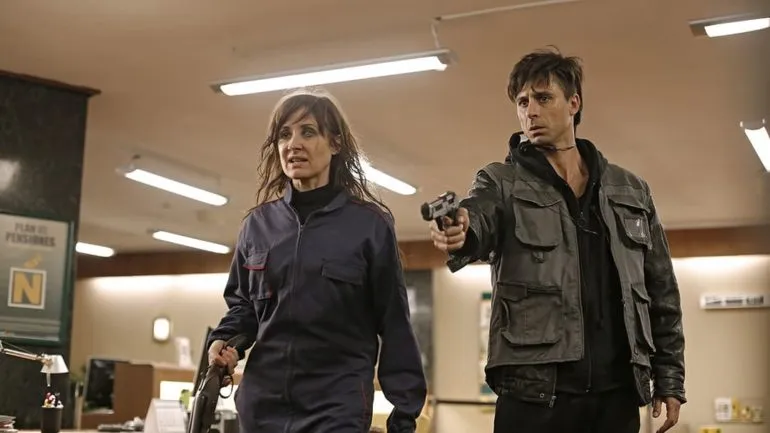 Hugo Silva y Nathalie Poza en la película 70 Binladens