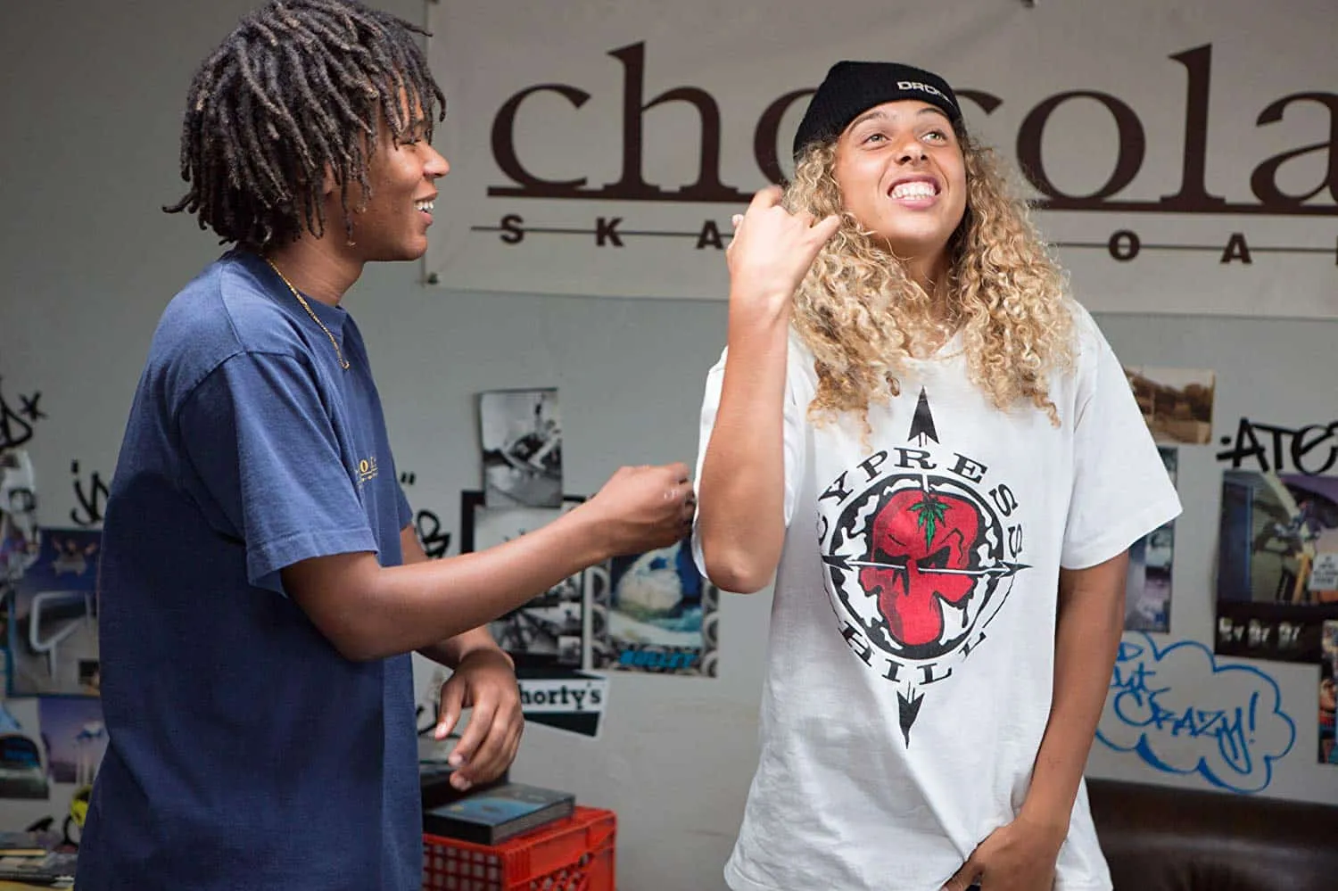 Na-kel Smith y Olan Prenatt en al película