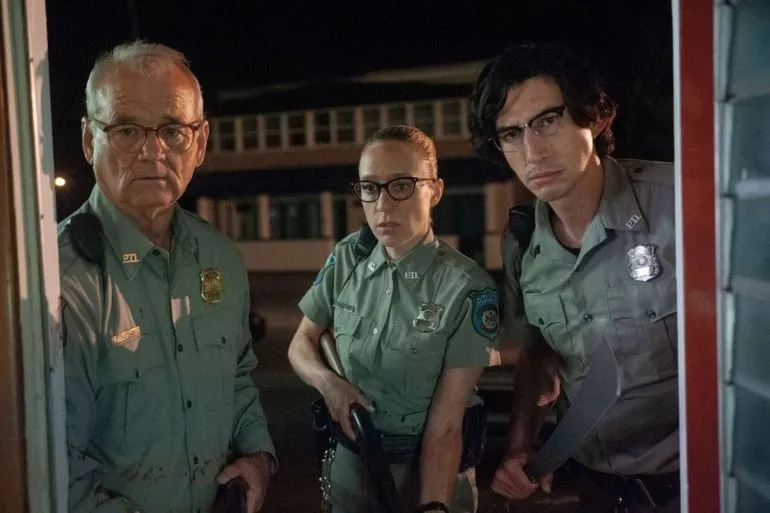 Adam Driver, Bill Murray y Chloë Sevigny en Los muertos no mueren