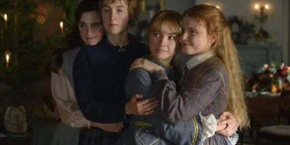 Emma Watson, Saoirse Ronan, Florence Pugh y Eliza Scanlen en Mujercitas 2019
