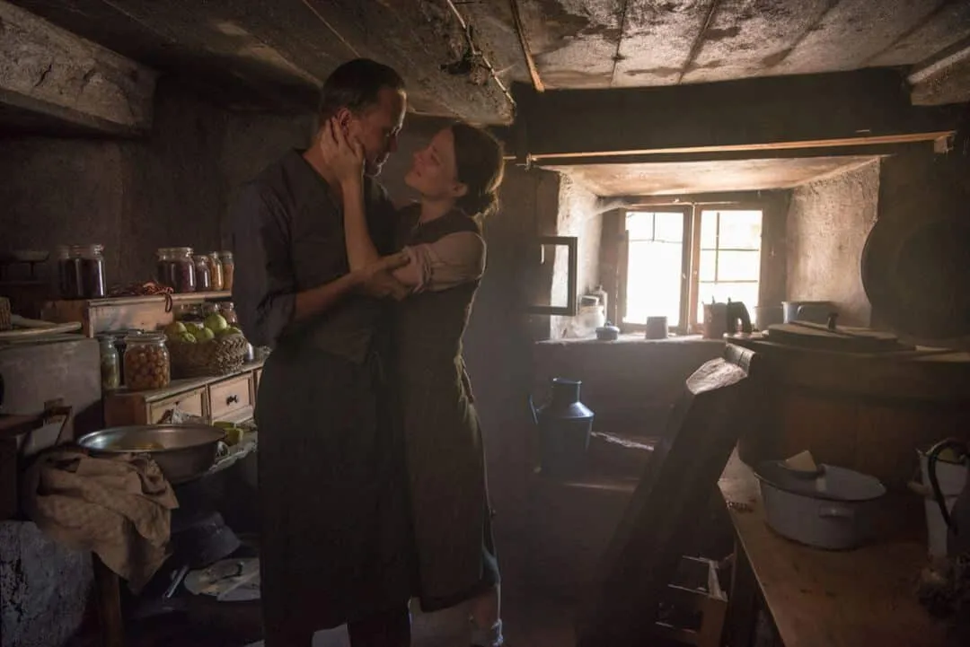 August Diehl y Valerie Pachner en la película
