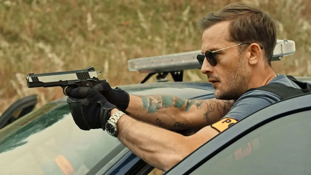 Escena de la película La bala perdida en Netflix
