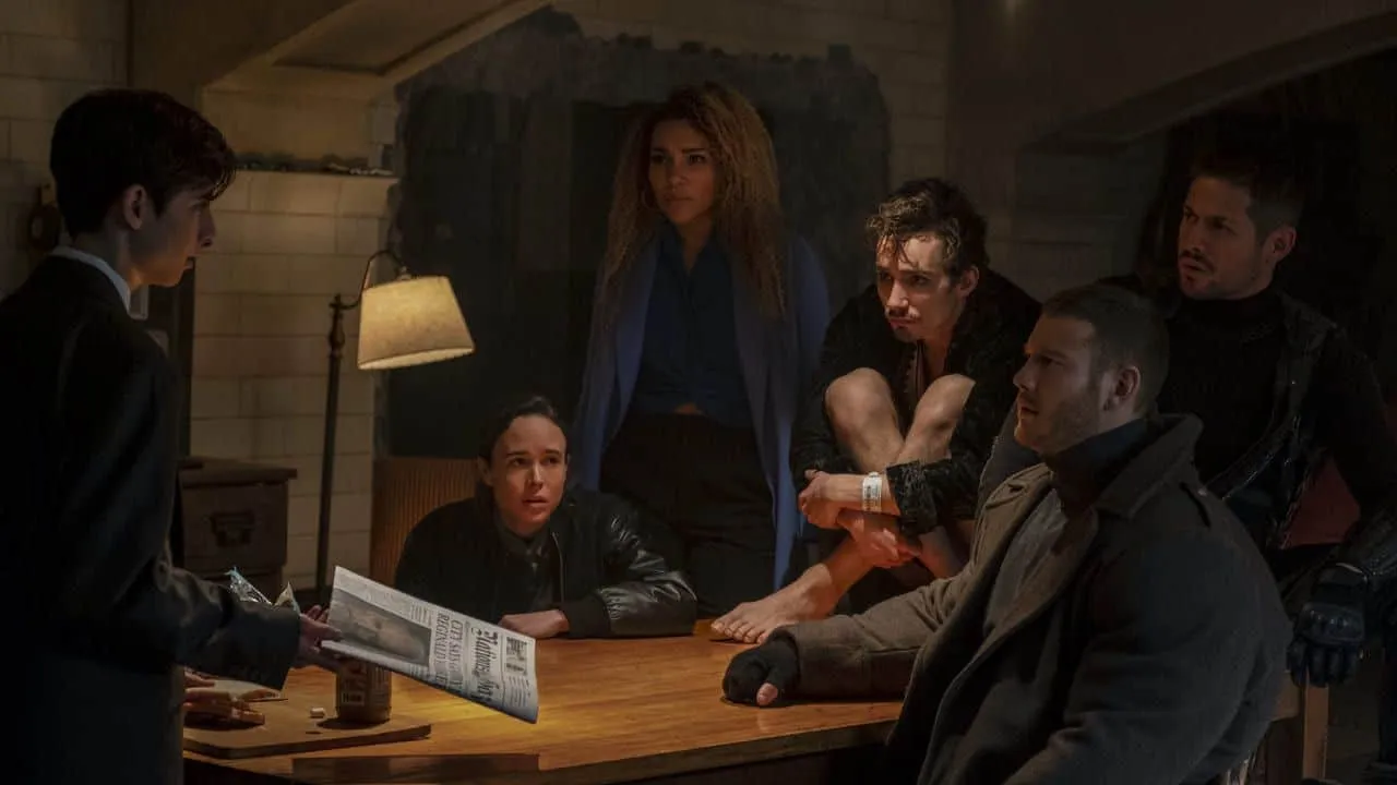 Escena de la serie The Umbrella Academy Temporada 2