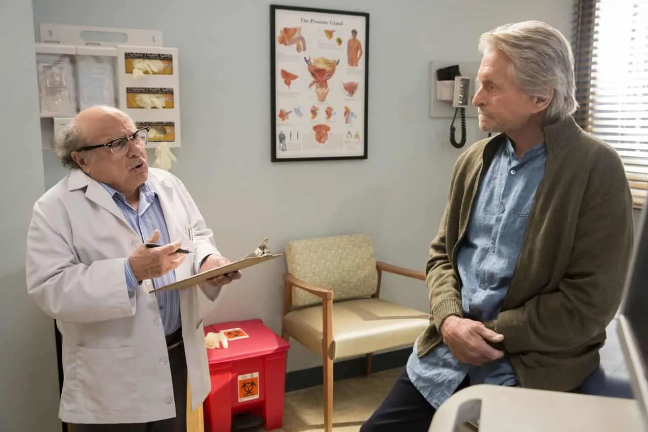 Danny DeVito y Michael Douglas