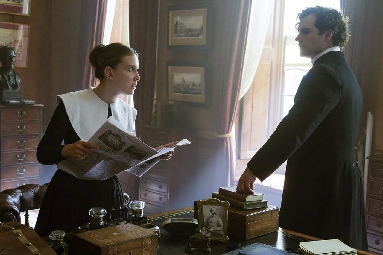 Henry Cavill y Millie Bobby Brown