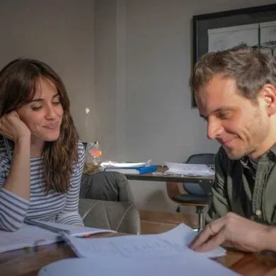 Escena de la película El arte de volver