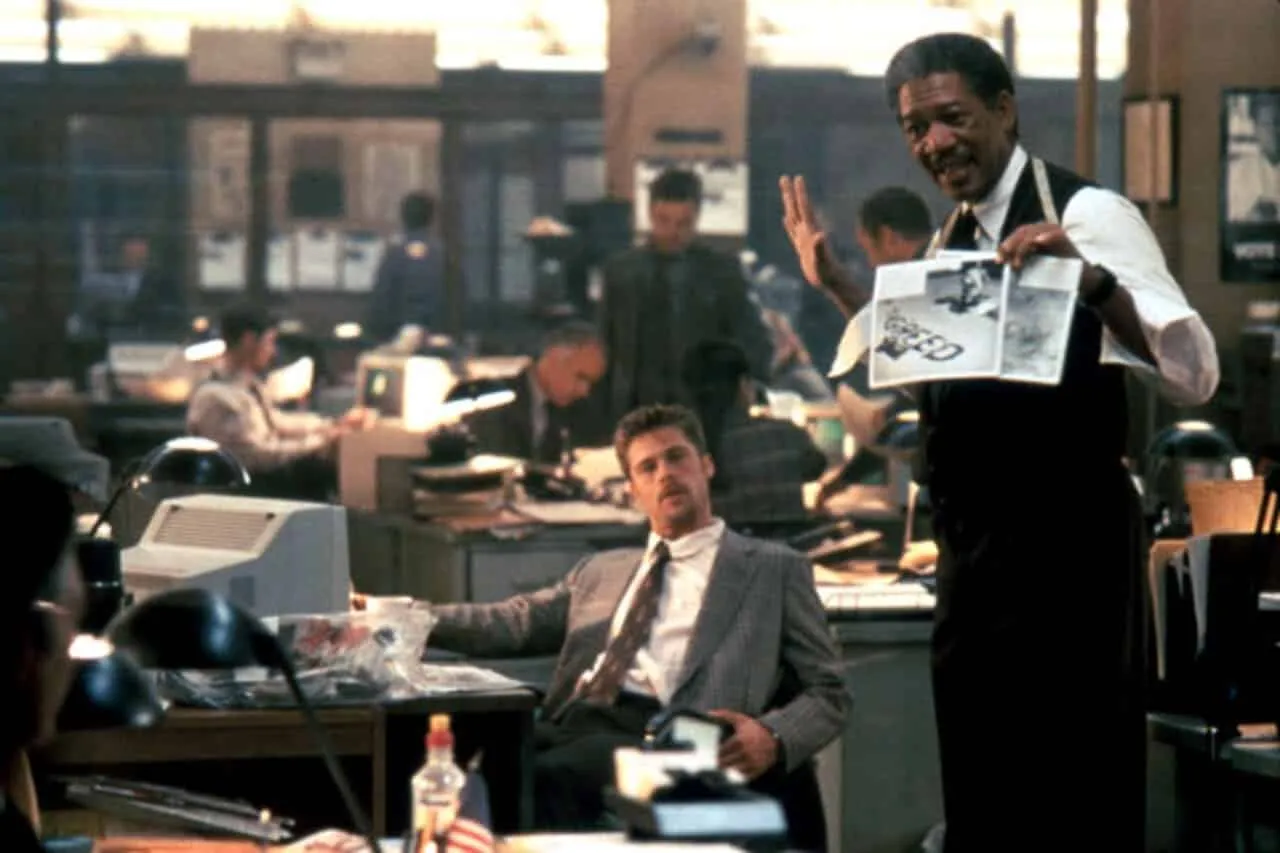 Escena de la película Seven (1995)