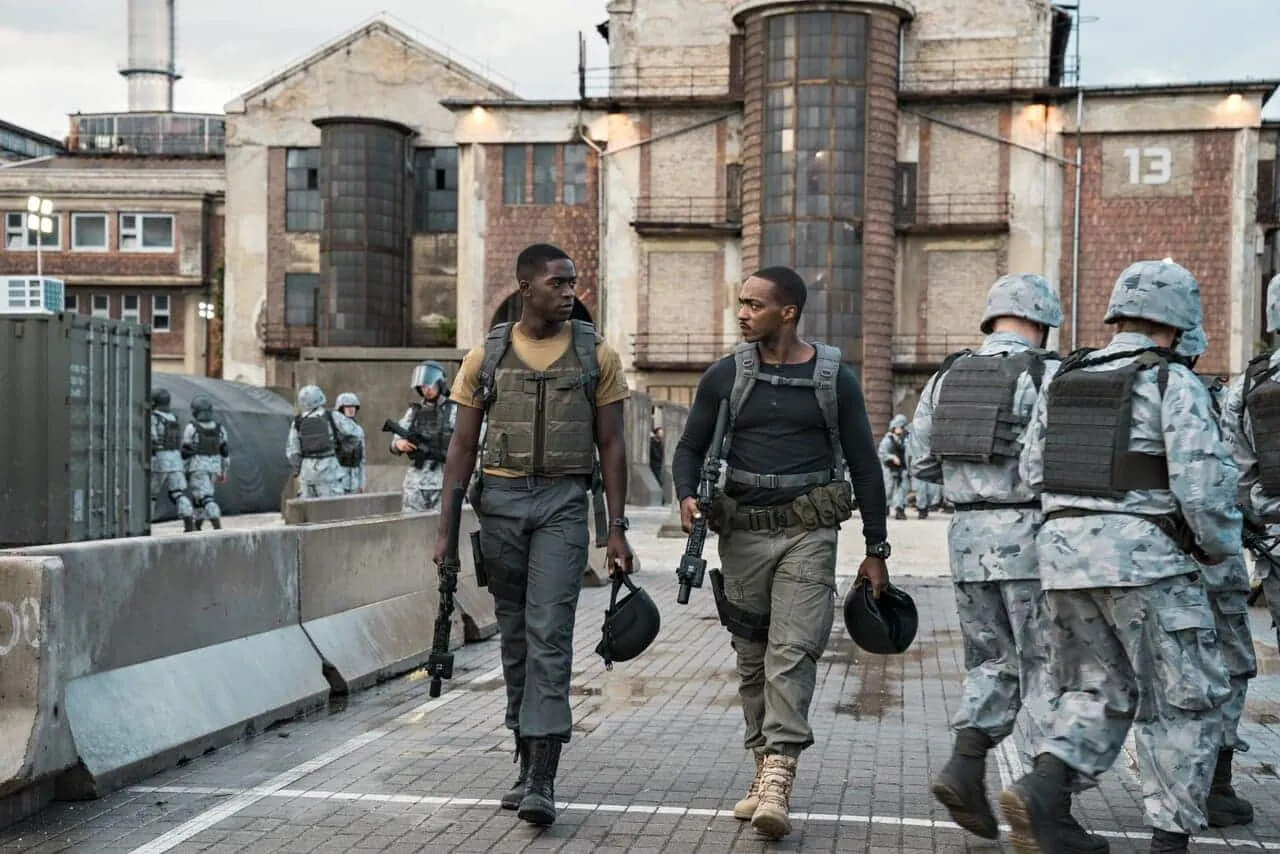 Anthony Mackie y Damson Idris