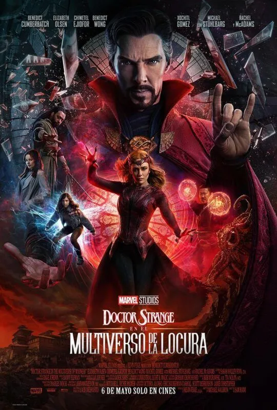 Cartel de la película Doctor Strange en el multiverso de la locura (2022)