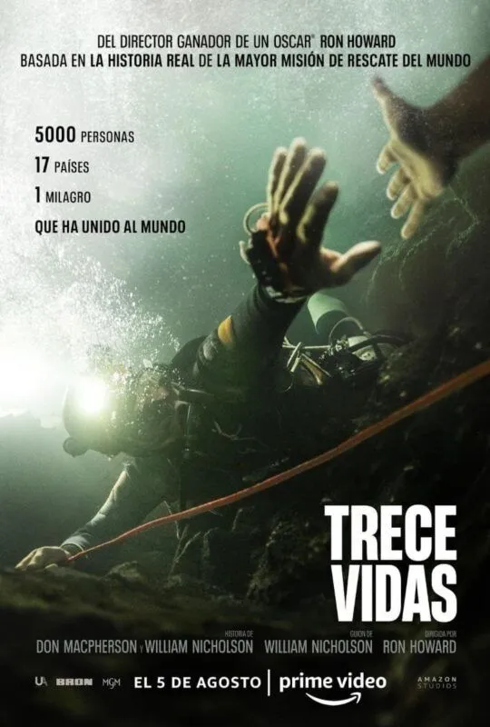 Cartel de la película Trece Vidas de Amazon Prime Video (2022)