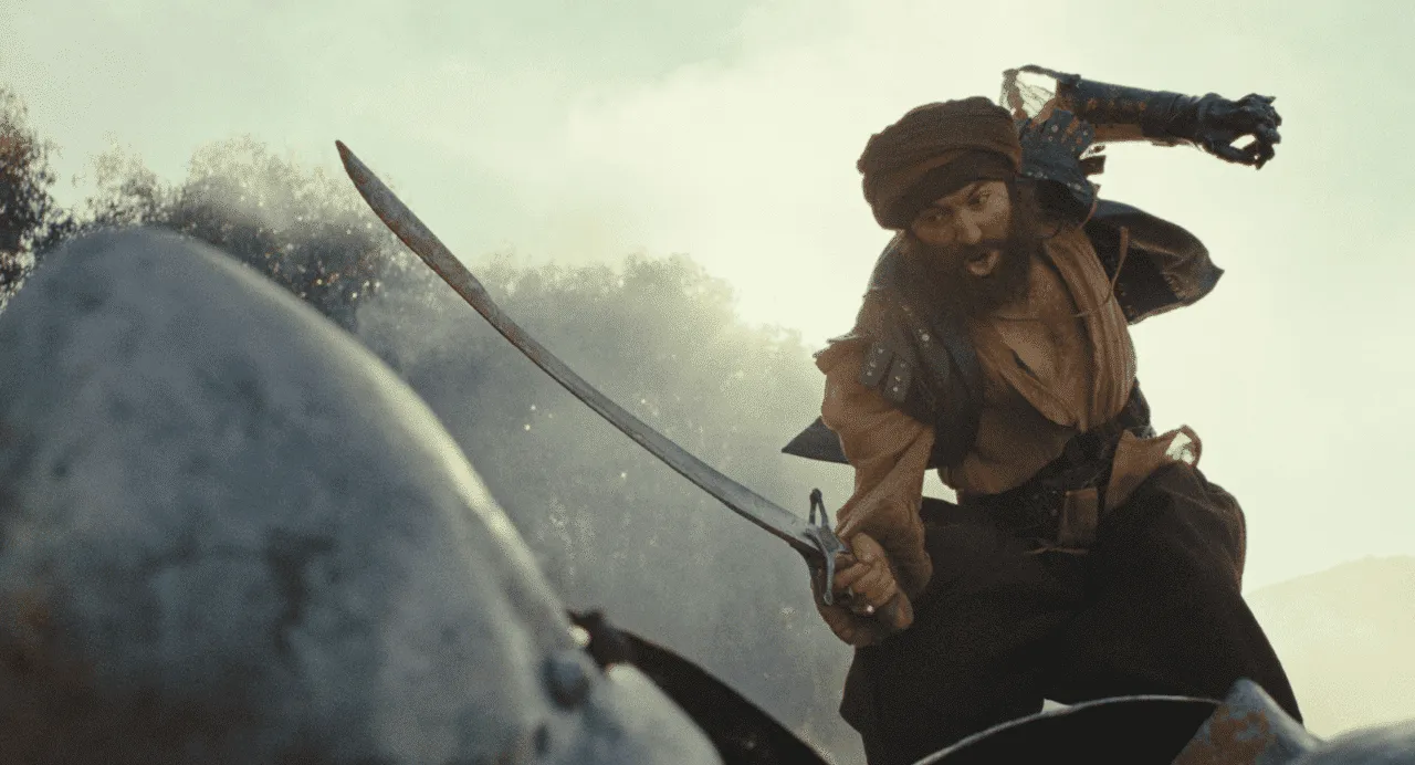 Escena de acción de la película