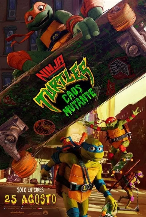 Cartel de la película Ninja Turtles Caos mutante (2023)