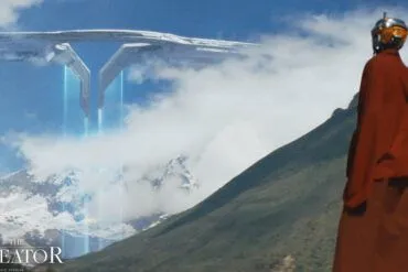 Monje tibetano robot en The Creator