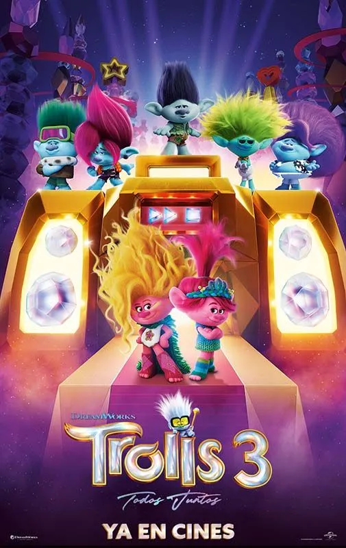 Cartel de la película Trolls 3 Todos juntos (2023)