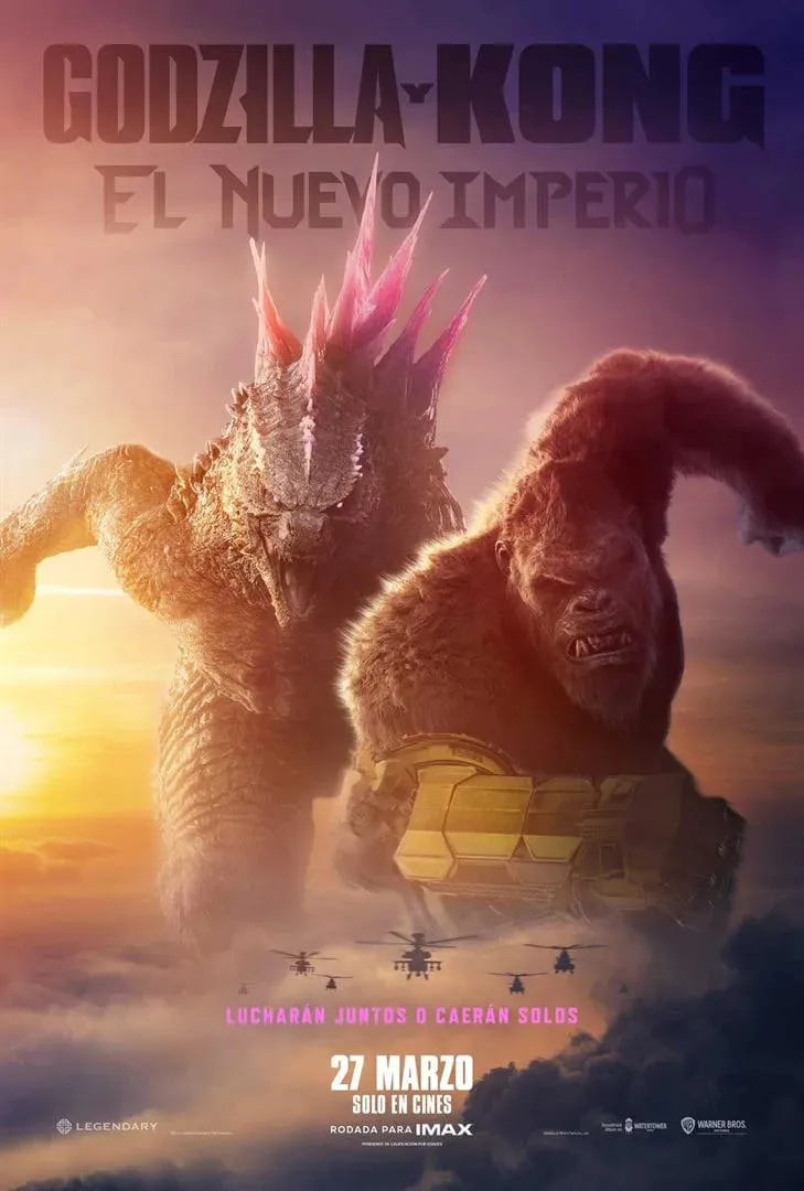 Cartel de la película película Godzilla y Kong Un nuevo imperio Cartel de la película película Godzilla y Kong Un nuevo imperio